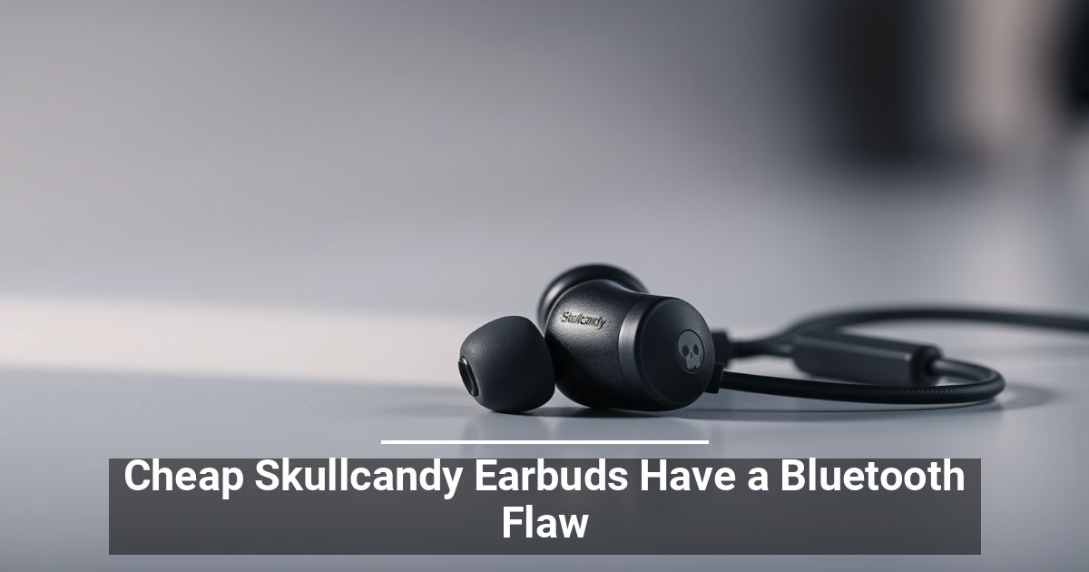 Cheap Skullcandy Earbuds Have a Bluetooth Flaw